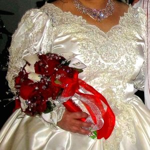 Cinderella Sequin lace pearl wedding dress